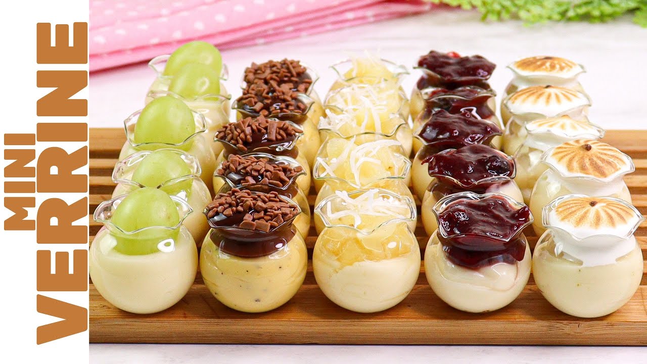 SUPER TREND IN FINE SWEETS: PÈTIT VERRE - 1 BASE, 5 FLAVORS | Delicate, elegant and delicious