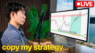 Live Trading Breakdown: Top-Down Analysis & Entry Models — Full Breakdown & Transcript
