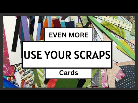 Use Your Scraps!  3 Easy Handmade Cards from Leftover Paper.