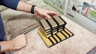 Lamelový obklad akustický 1559S 270x40cm Ořech