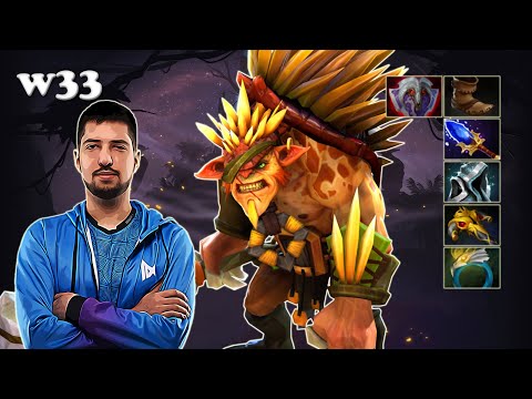 w33 - Bristleback Offlane | Dota 2 7.30e Gameplay