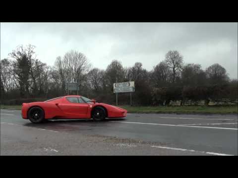 Thumbnail for Nick Masons' Ferrari Enzo - Start Up and Accelerate in heavy rain by Ferrari, Ferrari Enzo, Car
