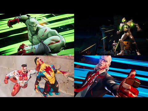 Invincible VS - All Ultimate Attacks (Robot & Monster Girl Included) [Updated]