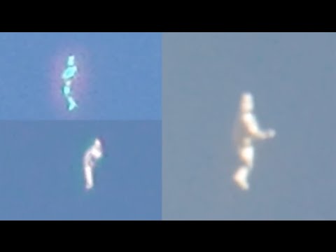 Humanoid UFO Anomaly Filmed over California, LA - FindingUFO Video