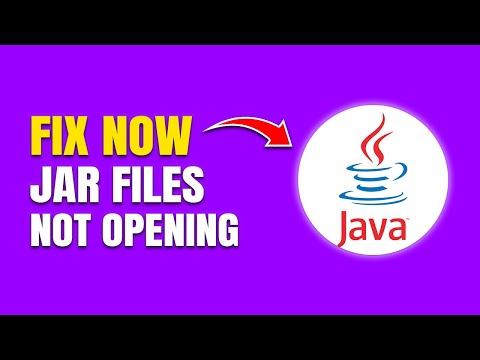 How to Fix Java Not Opening JAR Files