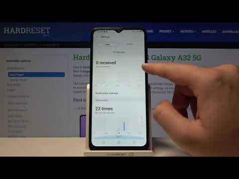 How to Check Number of Apps Opened Each Day in Samsung Galaxy A32 - Open Usage Stats