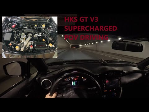 FRS 86 BRZ HKS V3 Supercharge POV