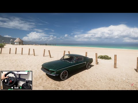 Ford Mustang '68 Fastback | Forza Horizon 5 | Steering Wheel Gameplay