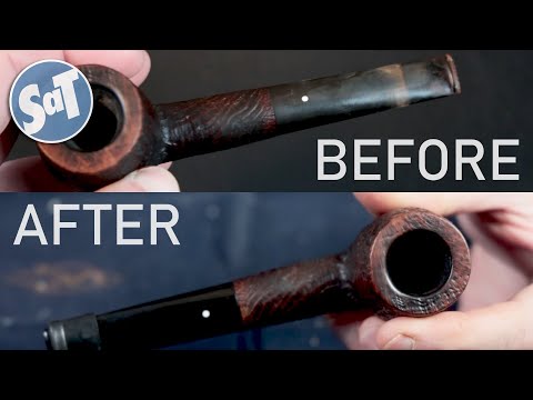 Cleaning/Restoring a 1962 Dunhill Shell Briar Billiard