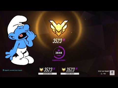 A Pharah 1 trick gets a smurf