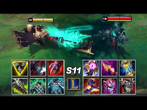 MORDEKAISER vs DARIUS S11 FULL BUILD FIGHTS & Best Pentakills!