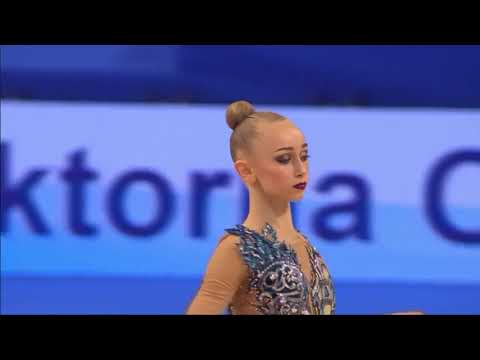 Viktoriia Onopriienko (UKR) - Ribbon, AA | 37th European Championships 2021 - 21.400