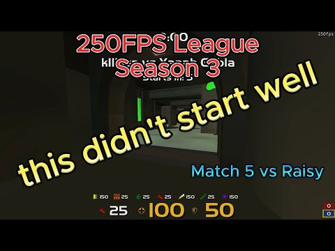 250 FPS League - Match 5 vs Raisy | Quake Live