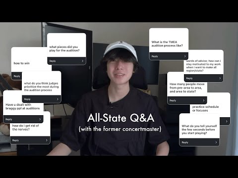 Words of advice from a TMEA All-State Symphony Concertmaster [Q&A] - Steven Lu