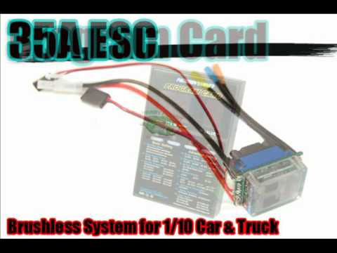 Combo eZRun-35A Brushless ESC for 1/10