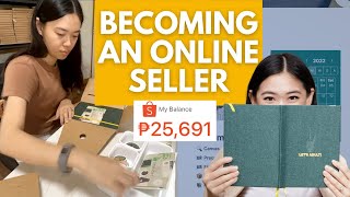 MAKING AND SELLING YOUR OWN PRODUCT on Shopee | Notion Seller Dashboard | Let