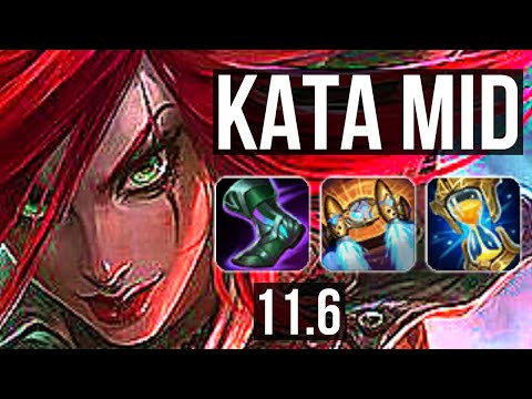 KATARINA vs LUCIAN (MID) | 9/0/6, Rank 7 Kata, Legendary, 300+ games | KR Grandmaster | v11.6