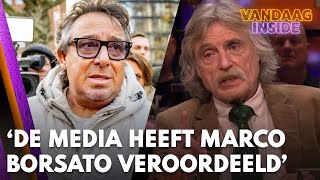 Johan Derksen na vrijspraak Marco Borsato: 'De media hebben gefaald: ze hadden hem al veroordeeld'