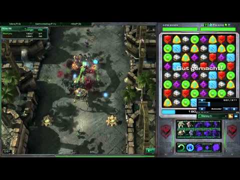 Starcraft 2 - Starjeweled vs Insane ( Extreme ) AI Part 1
