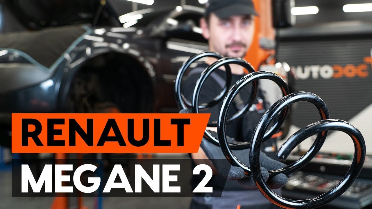 Comment changer : ressort de suspension avant sur Renault Megane 2 - Guide de remplacement