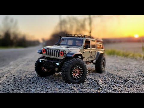 SCX24 Jeep Gladiator - BUDGET BUILD - Update 2 - Red Halos/3D Printed Parts/Rims/Brass/Detail Work