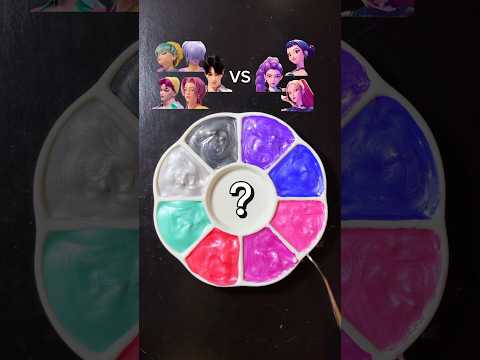 Kpop Demon Hunters color mixing （Part 9) #kpopdemonhunters #colormixing