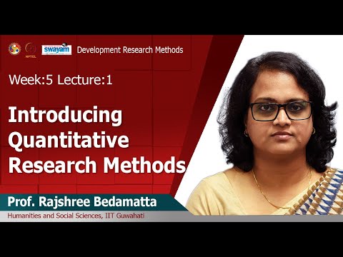 Lec 14: Introducing Quantitative Research Methods