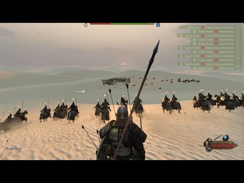 Cavalry Cycle Charging in Mount And Blades Bannerlord(200vs500)