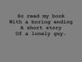 Blink 182 - Story of a Lonely Guy (Lyrics)