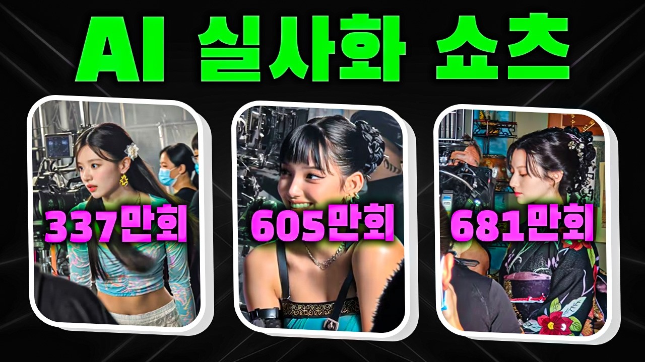 수백만 원짜리 강의? 이 영상이면 끝납니다. 요즘 핫한 AI 애니메이션 실사화 쇼츠 쉽게 만들기