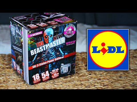 The New Beastmaster from Lidl 🔥 | Weco Fireworks Battery New Year's Eve 2025/2026