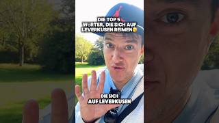 Was reimt sich auf Leverkusen? 🤔 #shorts