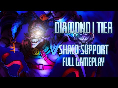 Shaco Support vs Leona - Diamond/Master Tier Full Gameplay 013