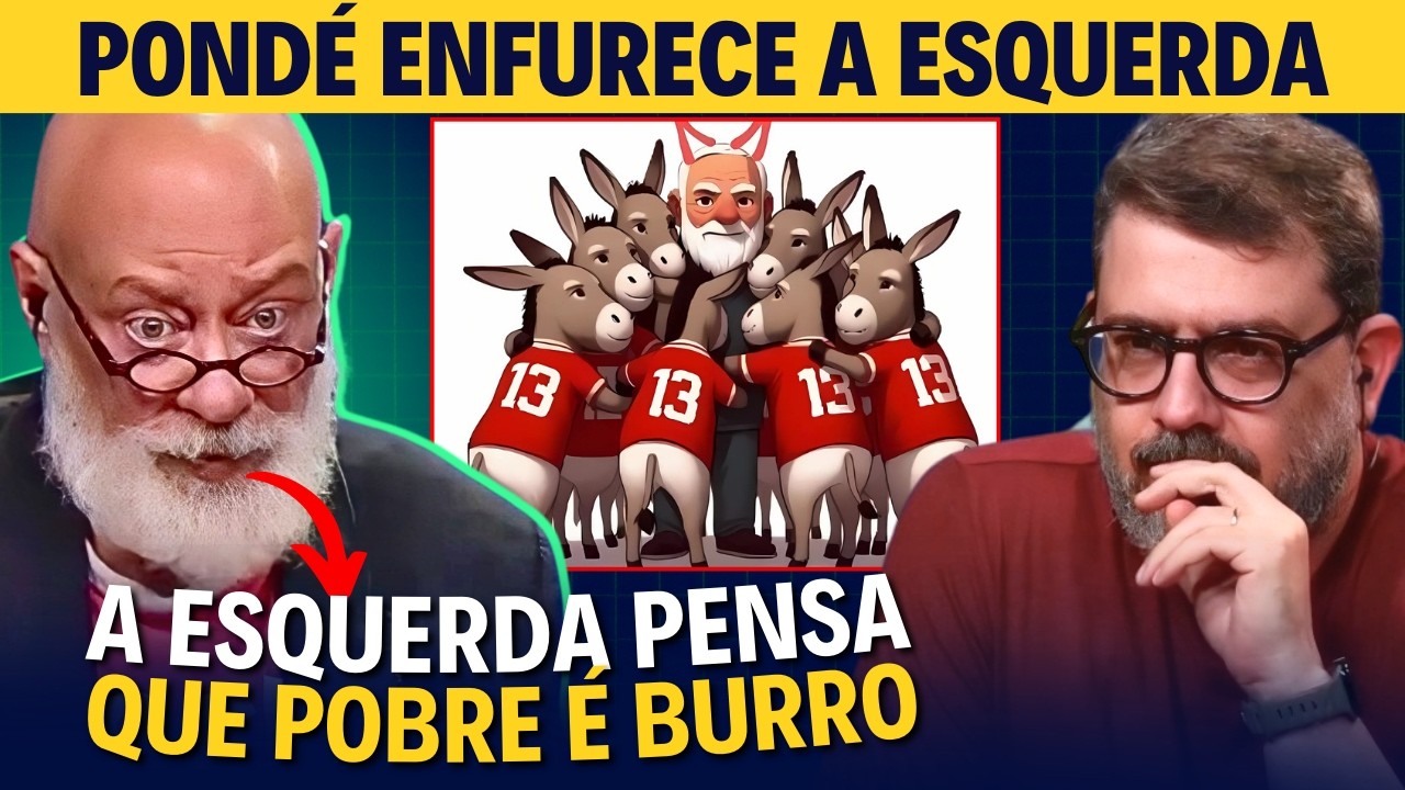 O DECLÍNIO da ESQUERDA no BRASIL | Pondé fala duras verdades