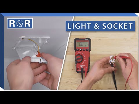 Refrigerator Light & Socket (Testing & Replacement)