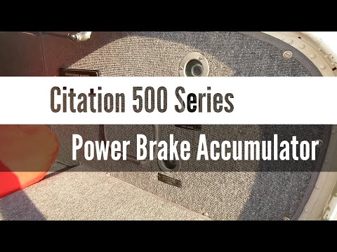 Citation 500 Series - Power Brake Accumulator