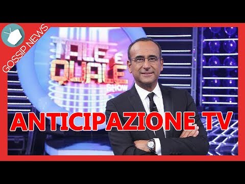 Anticipazioni Tale e quale show 2017: data d'inizio e concorrenti ufficiali.