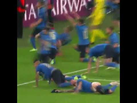 Immobile celebration after Euro 2020 win