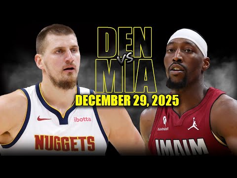 Denver Nuggets vs Miami Heat Full Game Highlights – December 29, 2025 | NBA Season