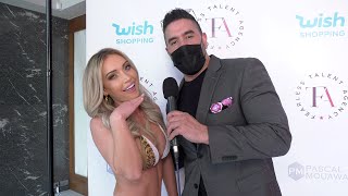 Sara Natividad Interview “Million Views Photoshoot” Event Red Carpet
