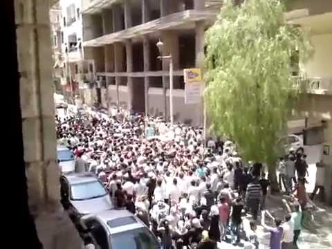 (06-18-12) Artouz | Damascus | After Funeral Procession of Martyr AbdelHadi Al-Khatib