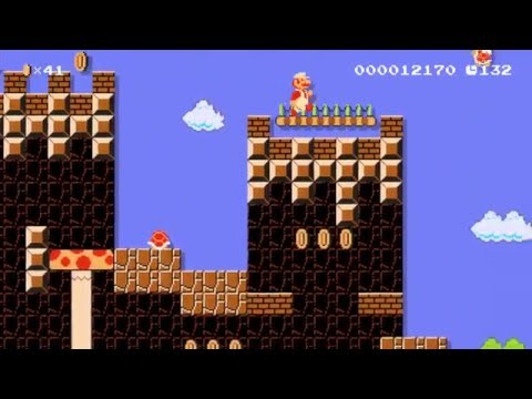 砦と山とひみつきち by イチロー - Super Mario Maker - No Commentary 1AF