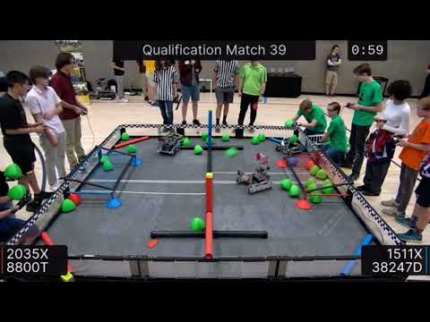 2035X 8800T vs 1511X 38247D | Polytechnic Q39 | VEX Over Under