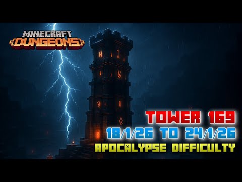 The Tower 169 Apocalypse Full Climb, Guide & Strategy, Minecraft Dungeons Fauna Faire