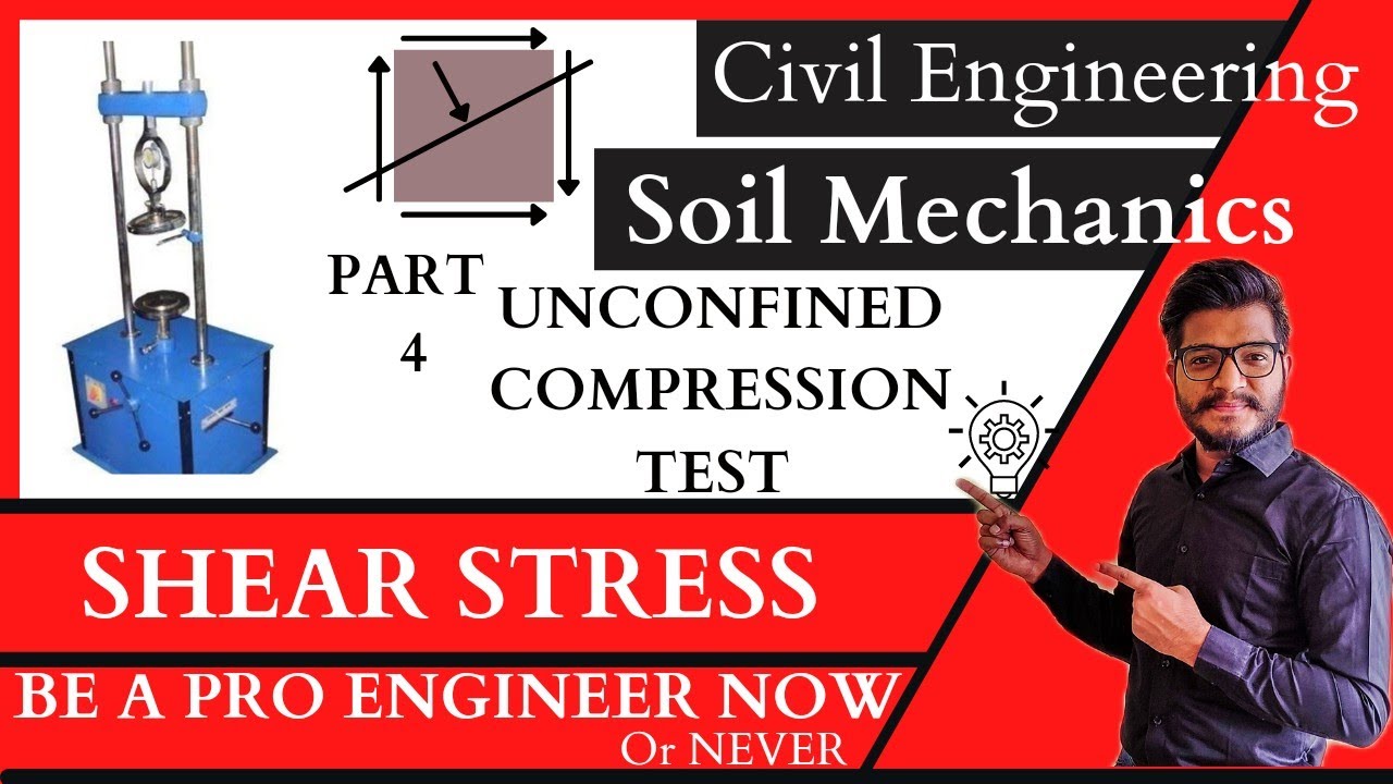 UNCONFINED COMPRESSION TEST | SHEAR STRENGTH OF SOIL | SOIL MECHANICS | GEOTECHNICAL ENGINEERING