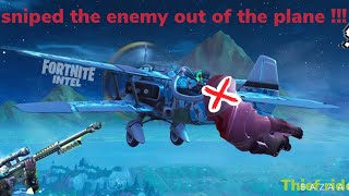 I SNIPED THE ENEMY OUT OF A PLANE !!! | FORTNITE BATTLE ROYALE