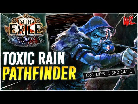 Path of Exile 3.26 Toxic Rain Pathfinder UPDATE Build Guide!