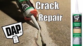 Patio Concrete Crack Repair