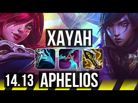 XAYAH & Braum vs APHELIOS & Yuumi (ADC) | Godlike, 500+ games | VN Challenger | 14.13