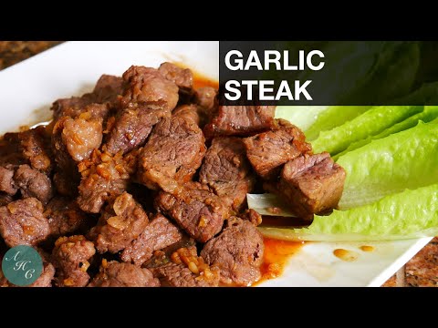 Home Style Teppanyaki Garlic Steak Recipe